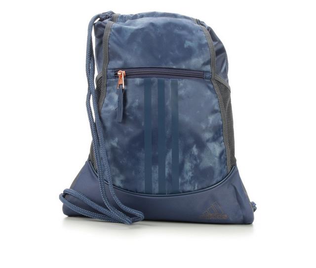 Adidas Alliance II Sackpack  Drawstring Bag in Stone Wash Blue color
