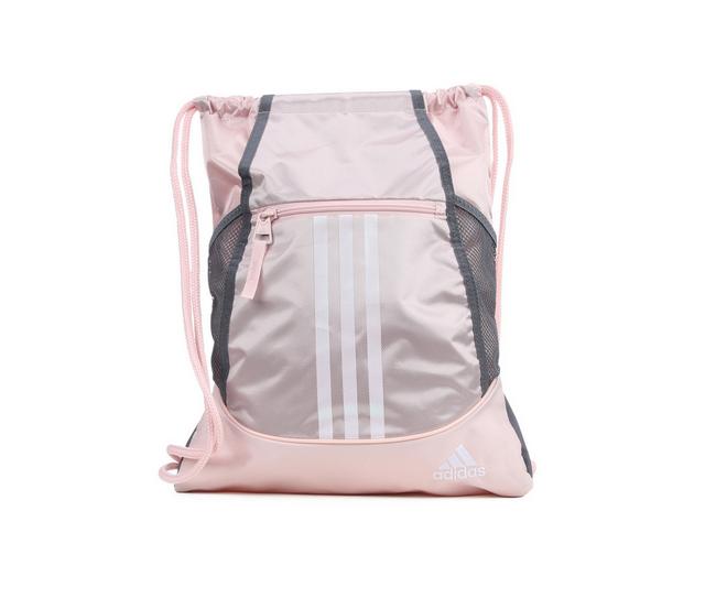 Adidas Alliance II Sackpack  Drawstring Bag in Sandy Pink/Wht color