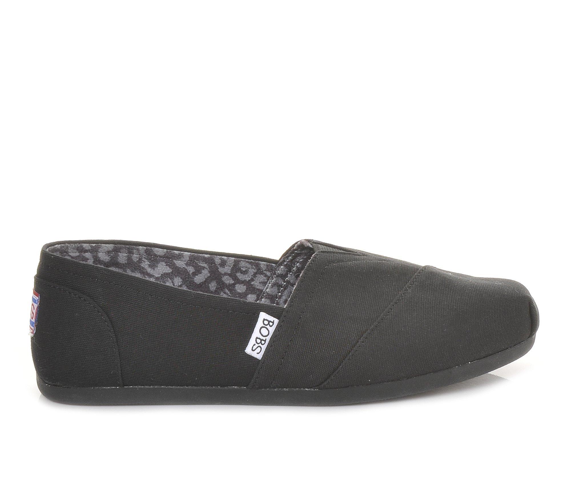 BOBS Peace & Love casual shoes in black featuring memory foam comfort technology