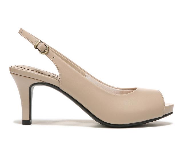 Women's LifeStride Teller Pumps in Tender Taupe color