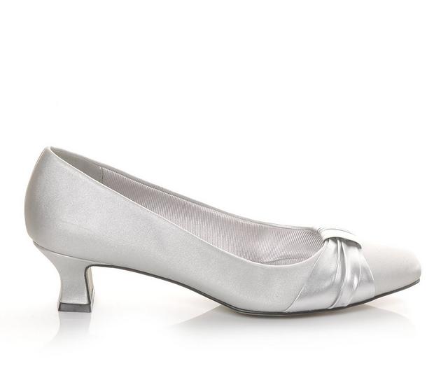 Women's Easy Street Waive Pumps in Silver color