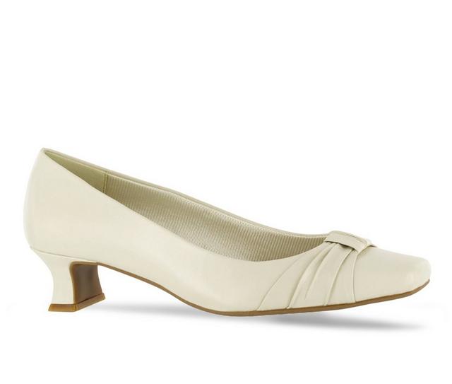 Women's Easy Street Waive Pumps in Bone color