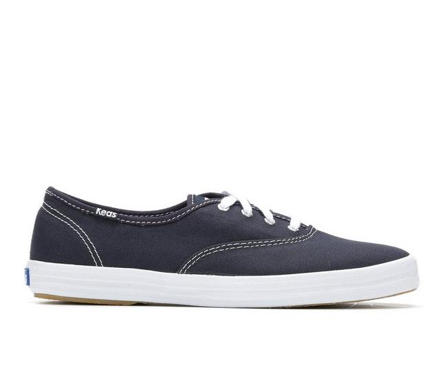 Women's Keds Champion Canvas Sneakers in Navy Canvas color