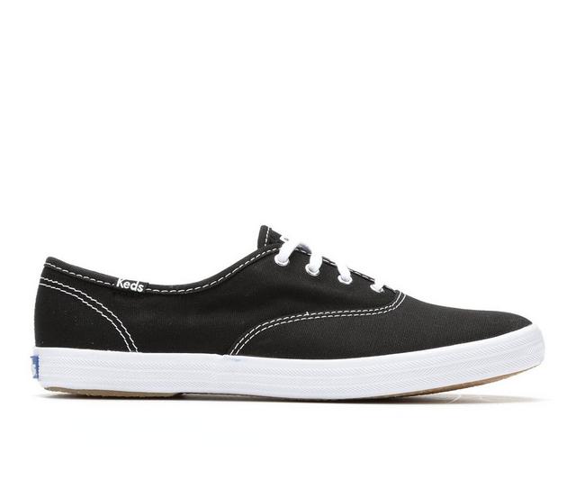 Women's Keds Champion Canvas Sneakers in Black color