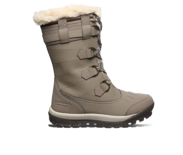 Women's Bearpaw Desdemona Waterproof Winter Boots in Stone color