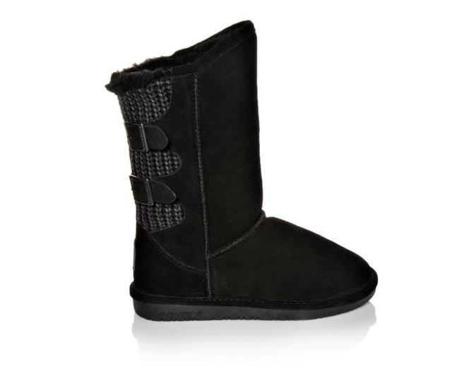 Women's Bearpaw Boshie Winter Boots in Black color