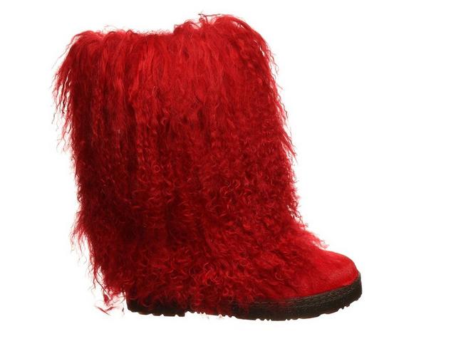 Women's Bearpaw Boetis Winter Boots in Red color