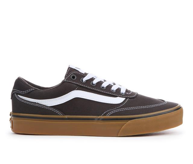 Men's Vans Brooklyn Skate Shoes in Coffee Gum color