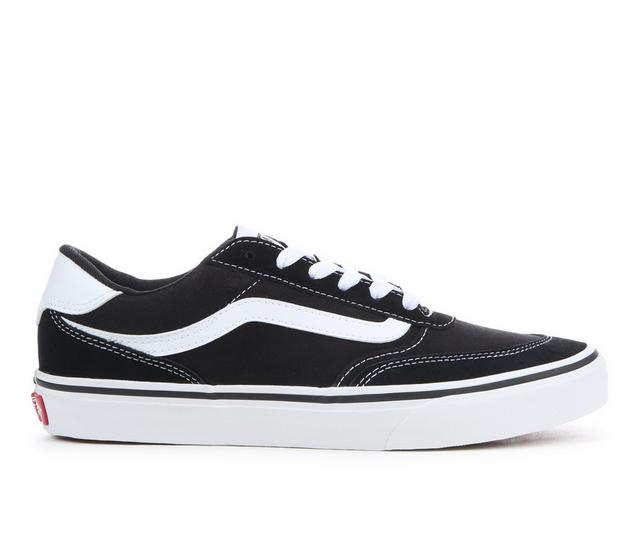 Men's Vans Brooklyn Skate Shoes in Black/White color