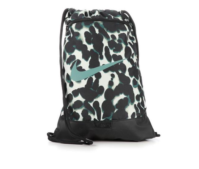 Nike Brasilia Gymsack Drawstring Bag in Black/Bicoastal color