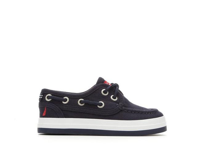 Boys' Nautica Toddler & Little Kid Spinnaker Boat Shoes in Navy Twill color