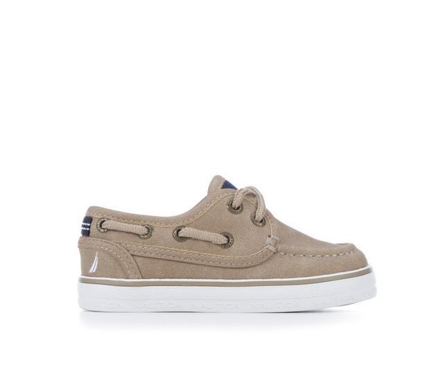 Boys' Nautica Toddler & Little Kid Spinnaker Boat Shoes in Sand Dot color