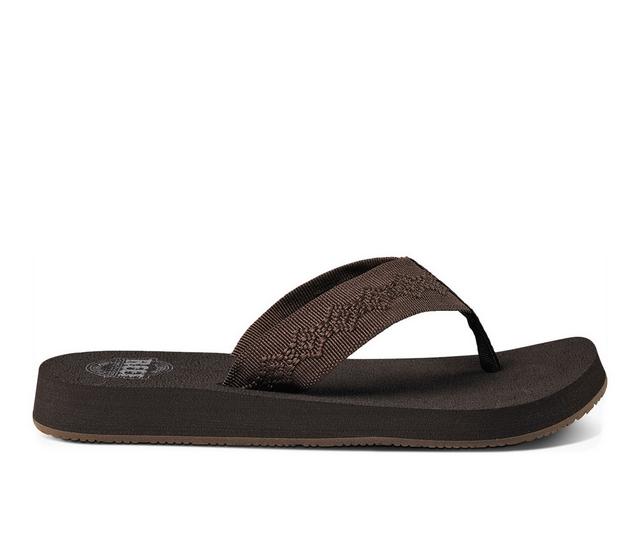 Women's Reef Sandy Flip-Flops in Brown color