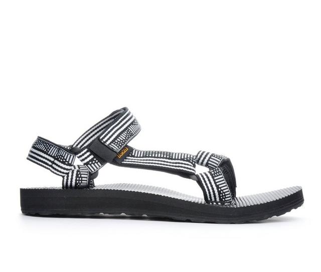 Women's Teva Original Universal Outdoor Sandals in Black/White color