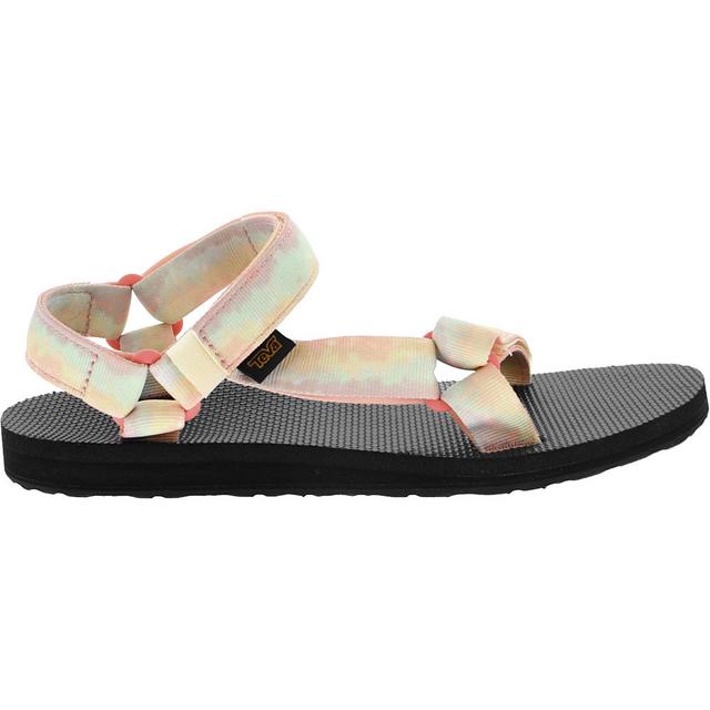 Women's Teva Original Universal Outdoor Sandals in Sorbet Lemon color