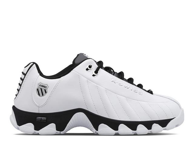 Men's K-Swiss ST329 Comfort Sneakers in White/Black color