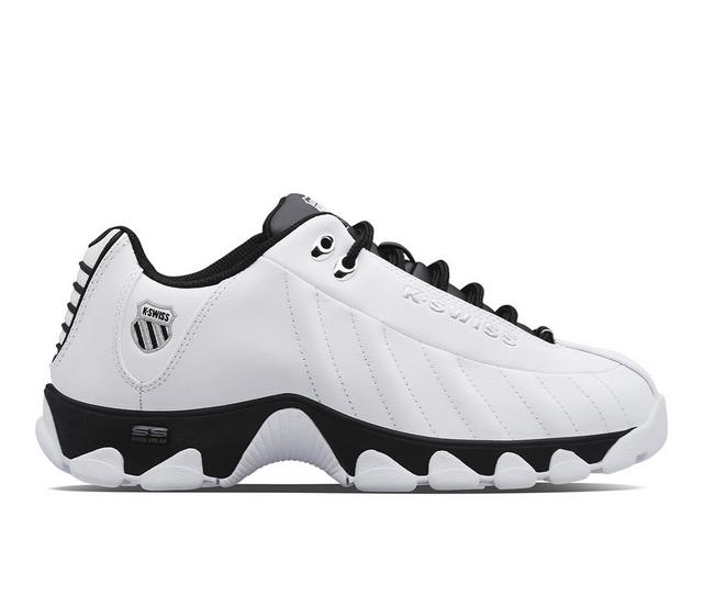 Men's K-Swiss ST329 Comfort Sneakers in White/Black W color