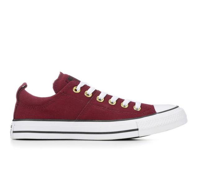 Women's Converse Chuck Taylor All Star Madison Ox Sneakers in Bordeaux/White color