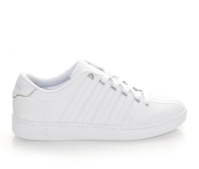 Women's K-Swiss Court Pro II Sneakers in White/Silver color