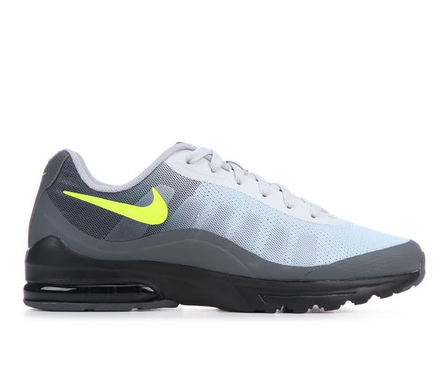 Men's Nike Air Max Invigor Sneakers in Blk/Gry/Volt color