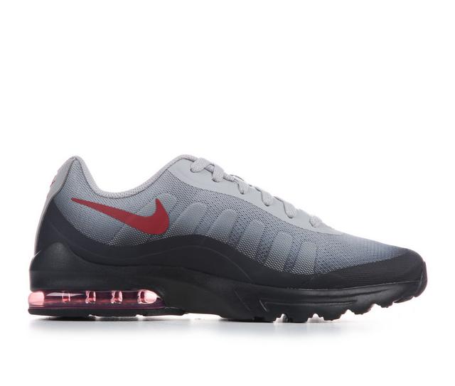 Men's Nike Air Max Invigor Sneakers in Smoke Gry/Red color