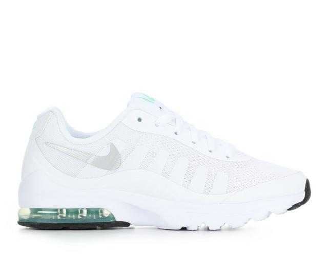 Women's Nike Air Max Invigor Running Shoes in Wht/Slv/Grn 104 color