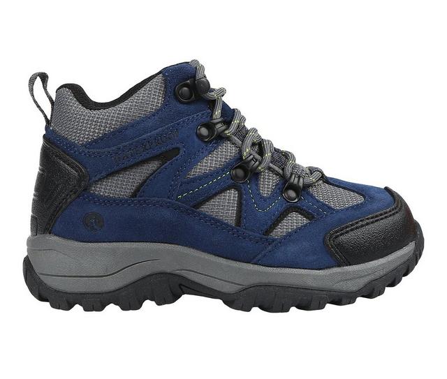 Boys' Northside Little Kid Snohomish Jr. Hiking Boots in Navy-Volt color