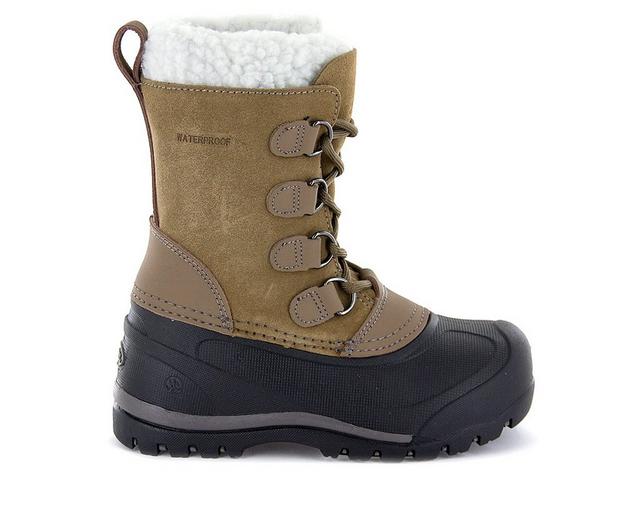 Boys' Northside Big Kid Back Country Waterproof Winter Boots in Sand color
