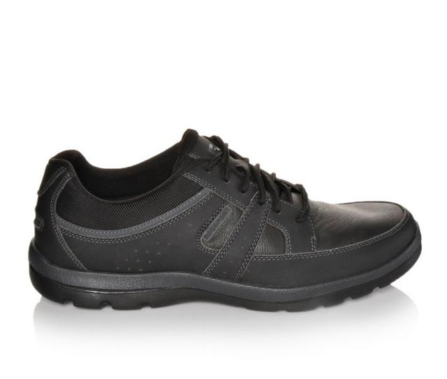 Men's Rockport Get Your Kicks Blucher Oxfords in Black color