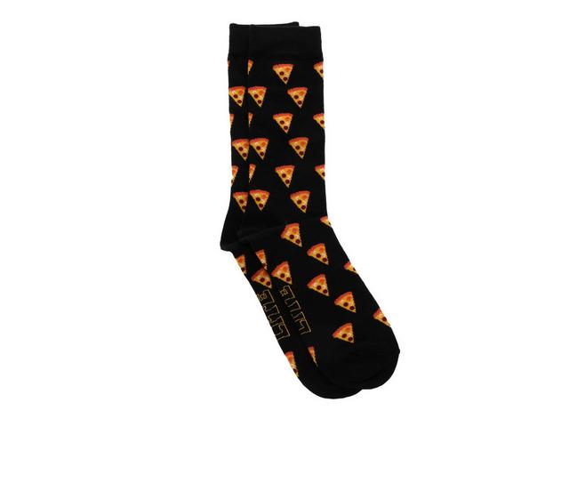 Happy Socks Men's HS Novelty Dress Crew Socks in Pizza color