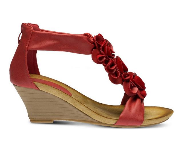 Women's Patrizia Harlequin Wedges in Red color
