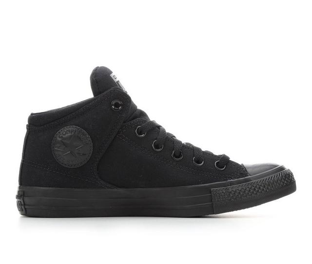 Adults' Converse Chuck Taylor All Star Foundation Hi Sneakers in Black/Black color