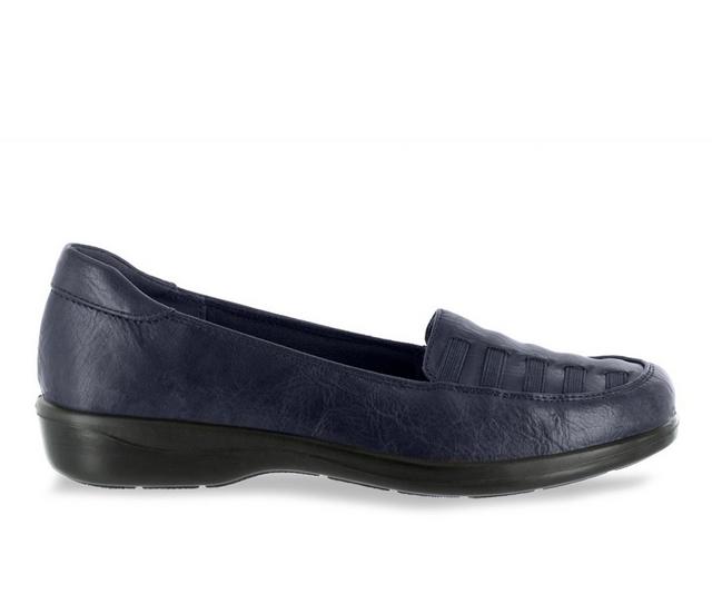 Women's Easy Street Genesis Loafers in Navy color