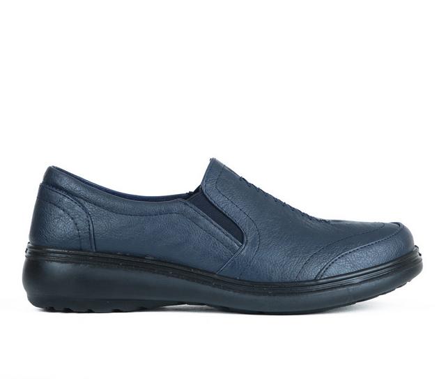 Women's Easy Street Ultimate Slip-On Shoes in Navy color