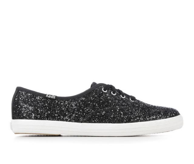 Women's Keds Champion Glitter in Black color