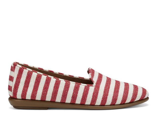 Women's Aerosoles Betunia Loafers in Red Stripe color