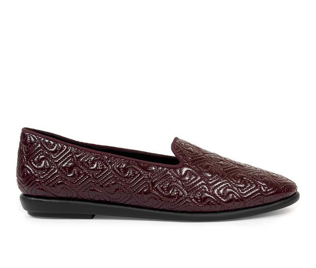 Women's Aerosoles Betunia Loafers in Merlot Patent color