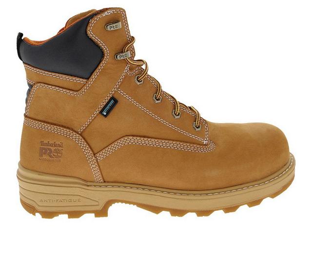 Men's Timberland Pro Resistor Composite Toe Work Boots in Wheat color