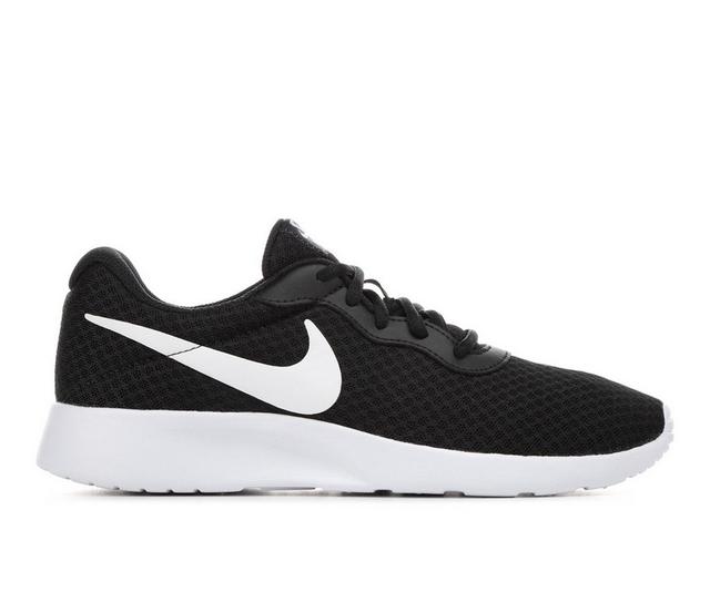 Women's Nike Tanjun Sustainable Sneakers in Black/White color