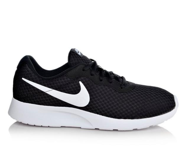 Men's Nike Tanjun Sneakers in Black/White color