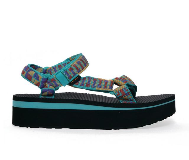 Women's Teva Flatform Universal Outdoor Sandals in Deco Mash Up color