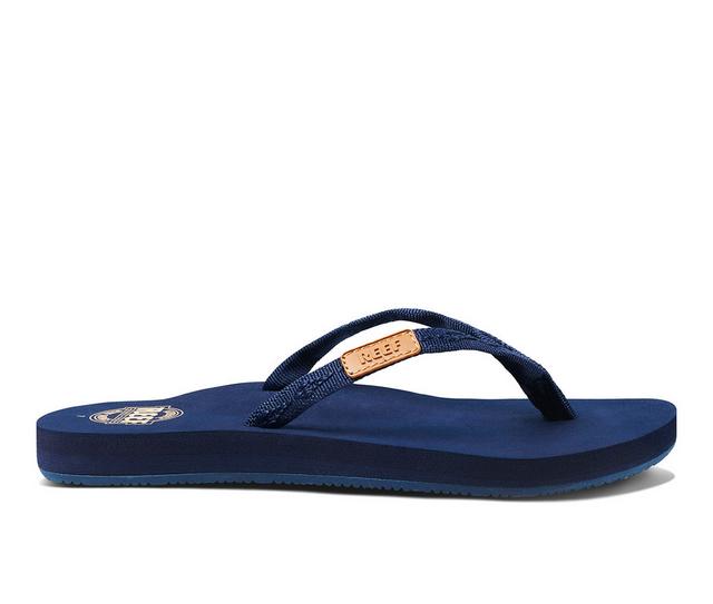 Women's Reef Ginger Flip-Flops in Navy color