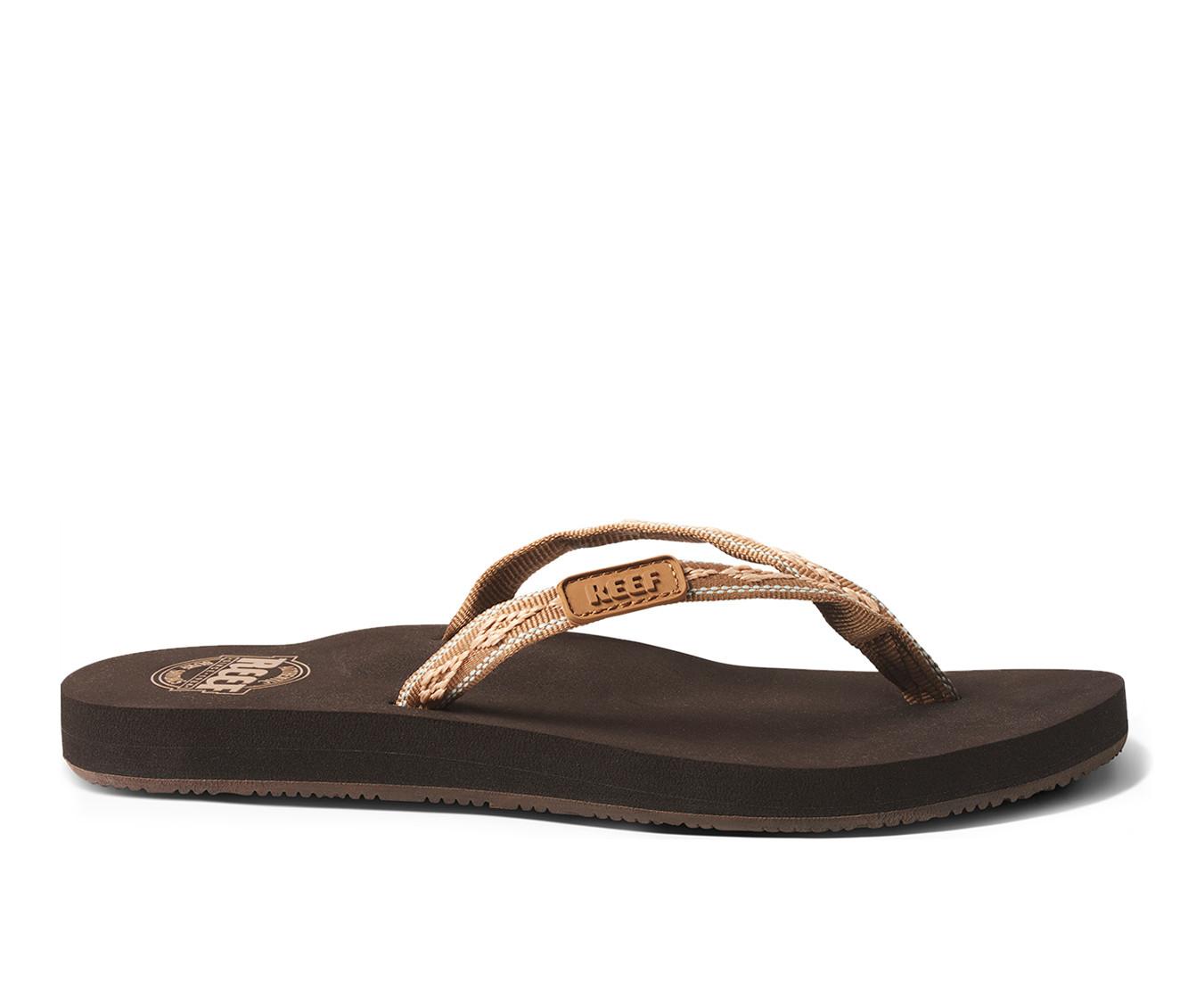 Reef ginger flip flops size online 8