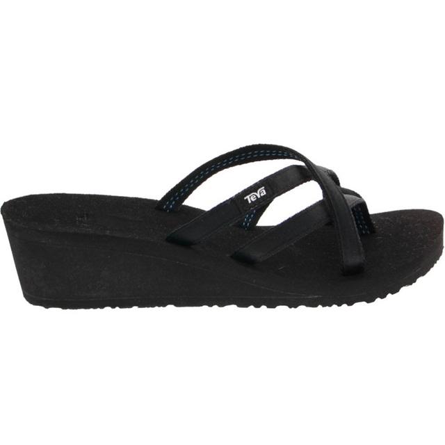 Women's Teva Mush Mandalyn Wedge Wedges in Black color