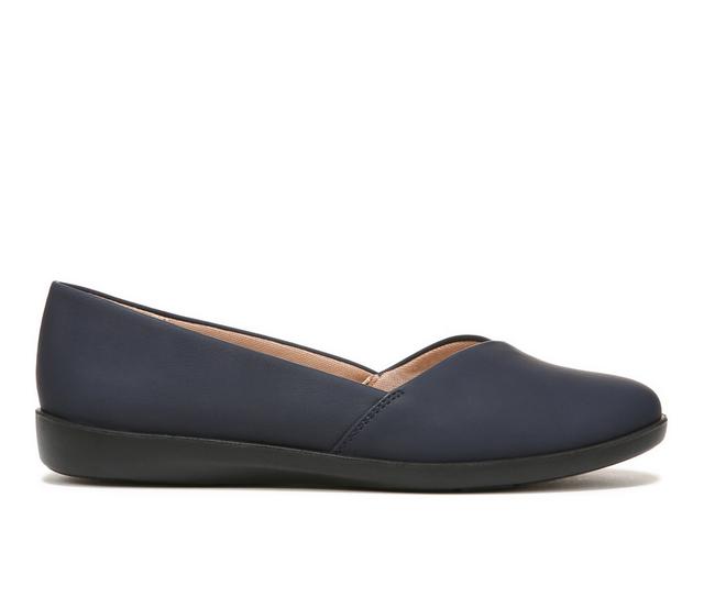 Women's LifeStride Notorious Flats in Navy Fabric color