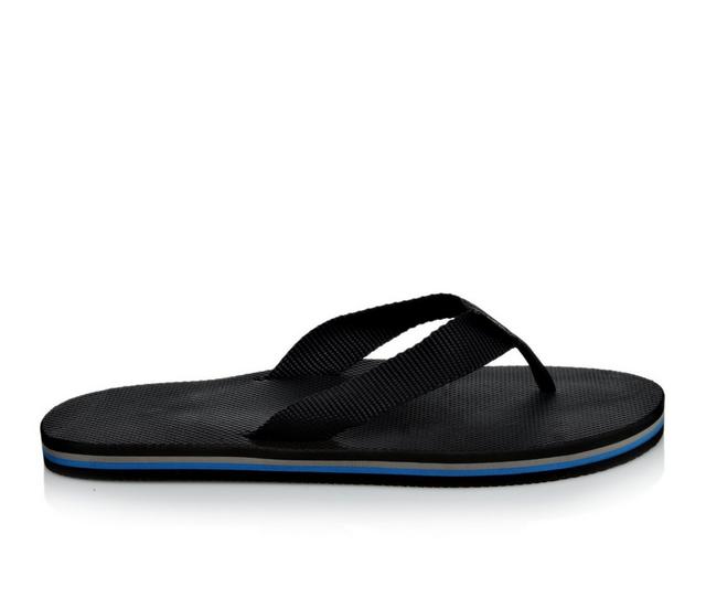 Men's Rainbow Sandals Classic Rubber Flip-Flops in Black Limited color