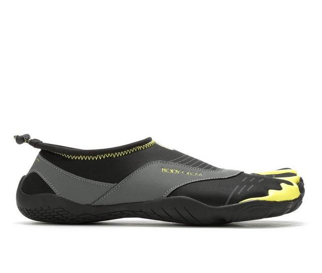 Men's Body Glove 3T Barefoot Cinch Water Shoes in Black/Yellow color