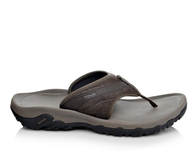 Men's Teva Pajaro Flip-Flops in Turkish Coffee color