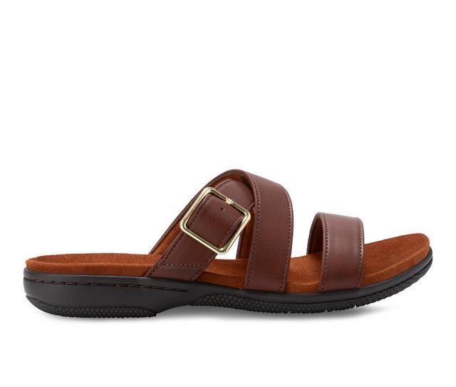 Women's Eastland Sanibel Sandals in Brown color