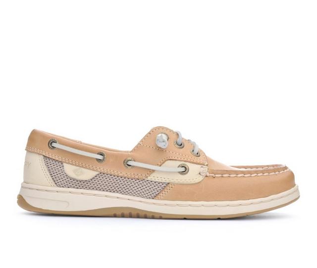 Women's Sperry Rosefish Boat Shoes in Linen/Oat color